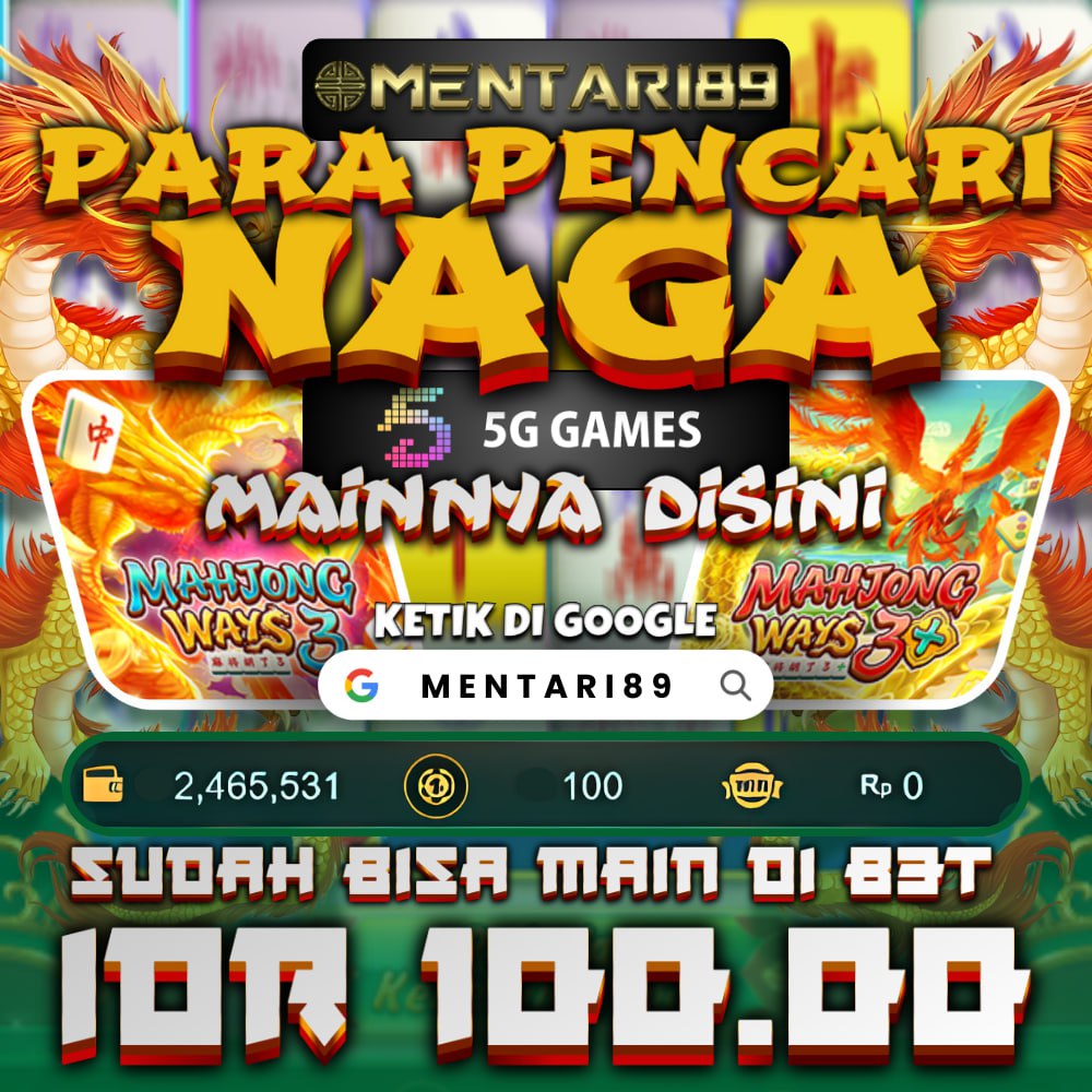 MENTARI89 Link Situs Paling Gacor Anti Rungkad Pasti Maxwin Setiap Hari